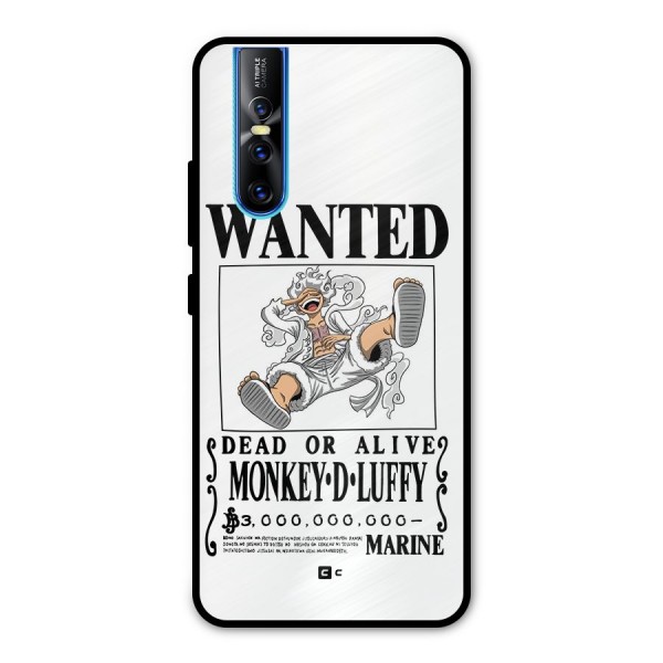 Munkey D Luffy Wanted  Metal Back Case for Vivo V15 Pro