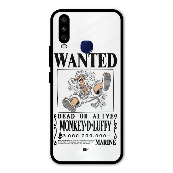 Munkey D Luffy Wanted  Metal Back Case for Vivo Y12