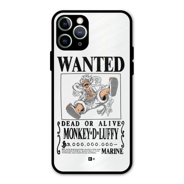 Munkey D Luffy Wanted  Metal Back Case for iPhone 11 Pro Max