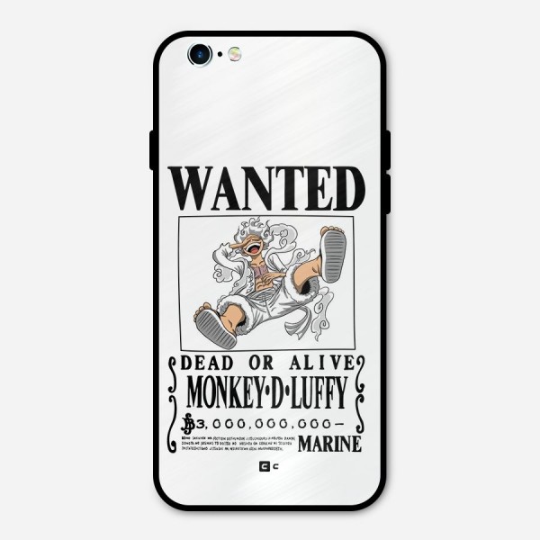Munkey D Luffy Wanted  Metal Back Case for iPhone 6 6s