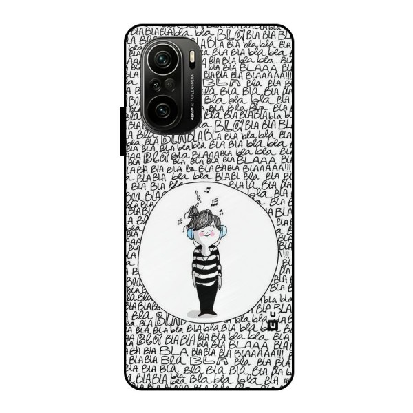 Music And Bla Bla Metal Back Case for Mi 11X Pro