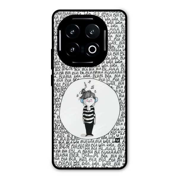 Music And Bla Bla Metal Back Case for iQOO 13