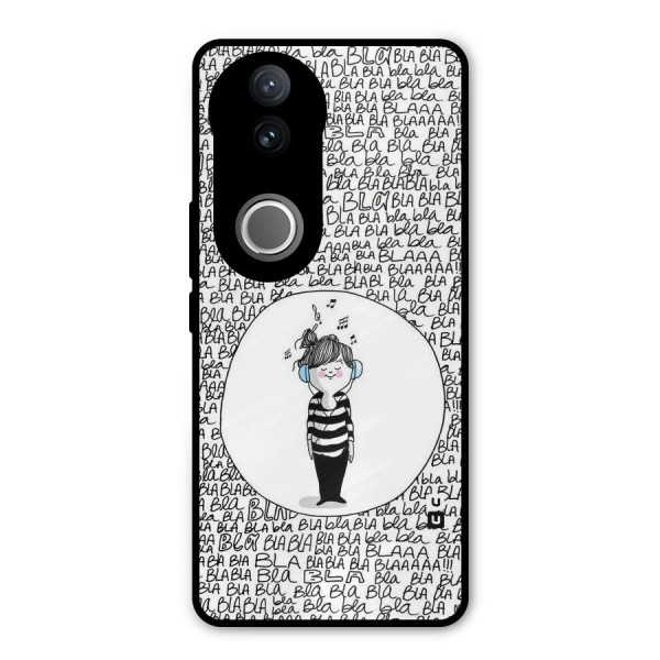 Music And Bla Bla Metal Back Case for iQOO Z10R