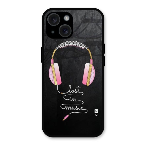 Music Lost Metal Back Case for iPhone 15