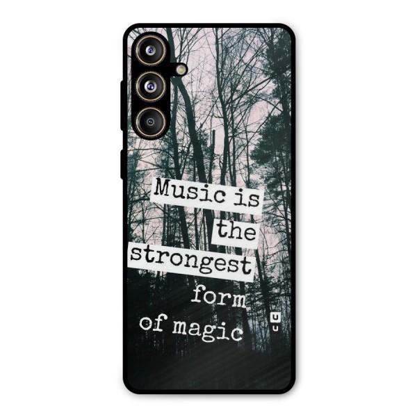 Music Magic Metal Back Case for Galaxy F55