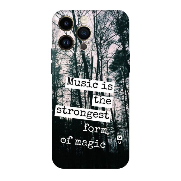 Music Magic Original Polycarbonate Back Case for iPhone 14 Pro Max