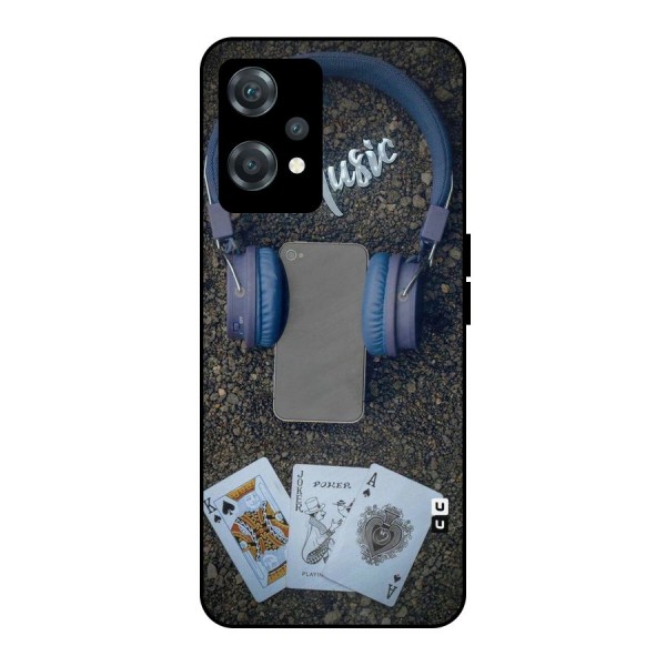 Music Power Cards Metal Back Case for OnePlus Nord CE 2 Lite 5G