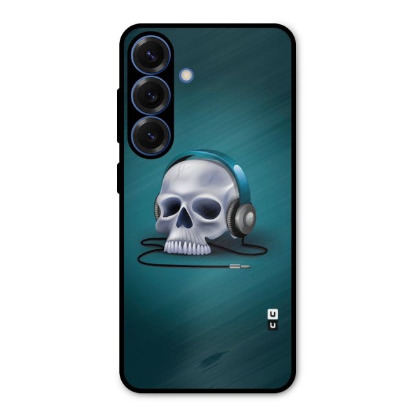 Music Skull Metal Back Case for Galaxy S25