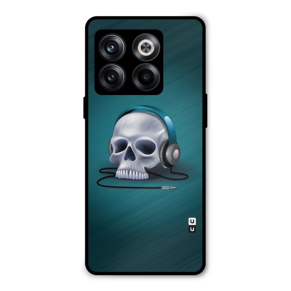 Music Skull Metal Back Case for OnePlus 10T
