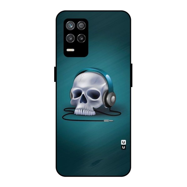 Music Skull Metal Back Case for Realme 9 5G