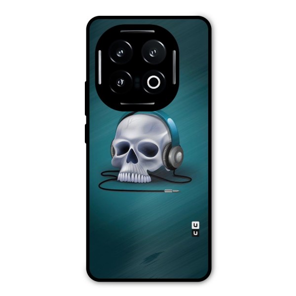 Music Skull Metal Back Case for iQOO 13