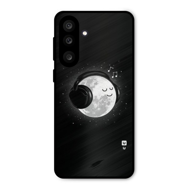 Music World Enjoying Metal Back Case for Galaxy M56