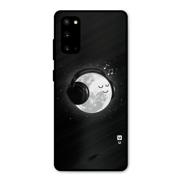 Music World Enjoying Metal Back Case for Galaxy S20