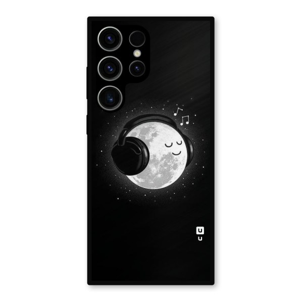 Music World Enjoying Metal Back Case for Galaxy S23 Ultra