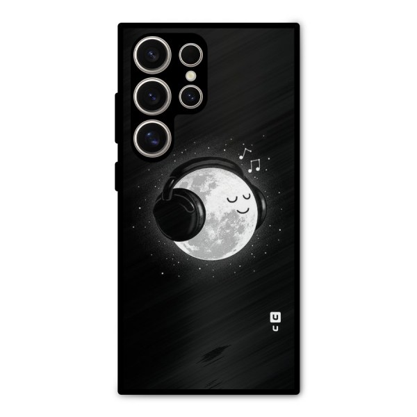 Music World Enjoying Metal Back Case for Galaxy S24 Ultra