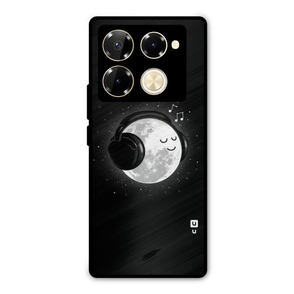 Music World Enjoying Metal Back Case for Infinix Note 40 Pro Plus