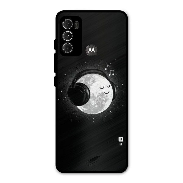 Music World Enjoying Metal Back Case for Moto G60