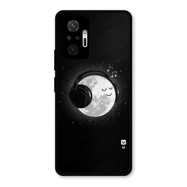 Music World Enjoying Metal Back Case for Redmi Note 10 Pro