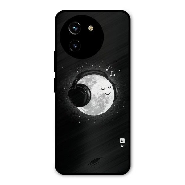 Music World Enjoying Metal Back Case for Vivo T3x