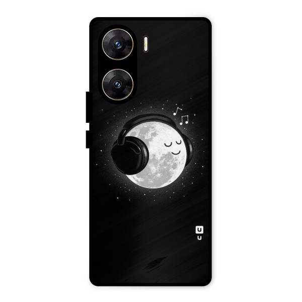 Music World Enjoying Metal Back Case for Vivo V29e