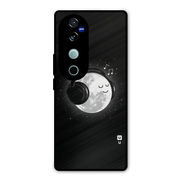 Music World Enjoying Metal Back Case for Vivo V40 Pro