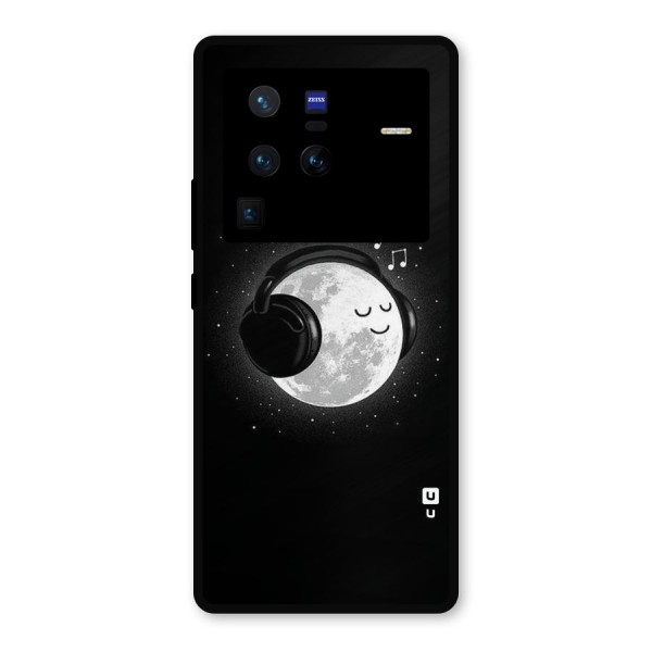 Music World Enjoying Metal Back Case for Vivo X80 Pro