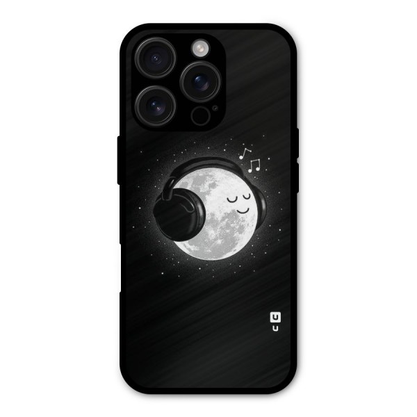 Music World Enjoying Metal Back Case for iPhone 16 Pro