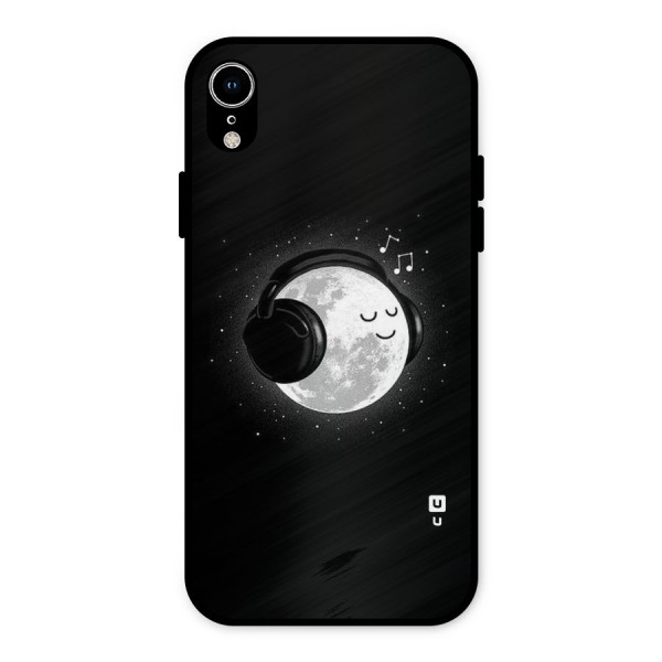 Music World Enjoying Metal Back Case for iPhone XR