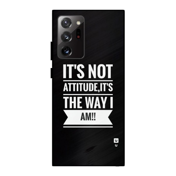 My Attitude Metal Back Case for Galaxy Note 20 Ultra