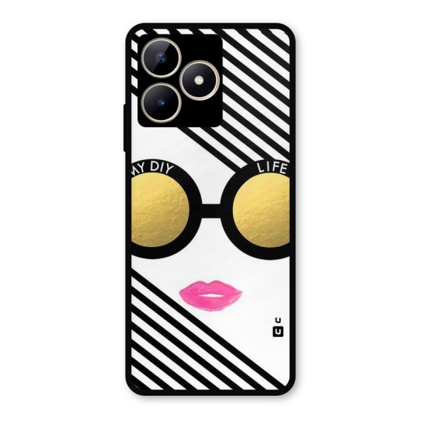 My DIY Life Metal Back Case for Realme C53