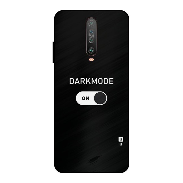 My Darkmode On Metal Back Case for Poco X2