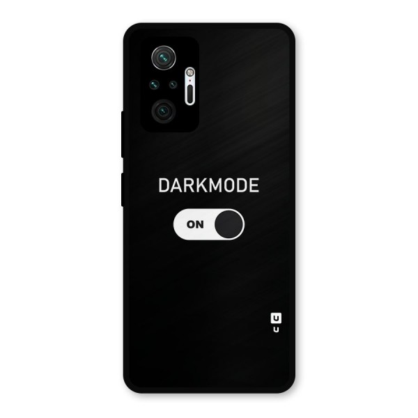 My Darkmode On Metal Back Case for Redmi Note 10 Pro Max