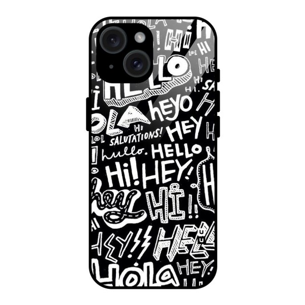 My Friend Glass Back Case for iPhone 15