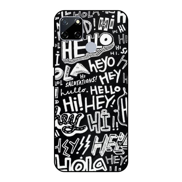 My Friend Metal Back Case for Realme Narzo 30A