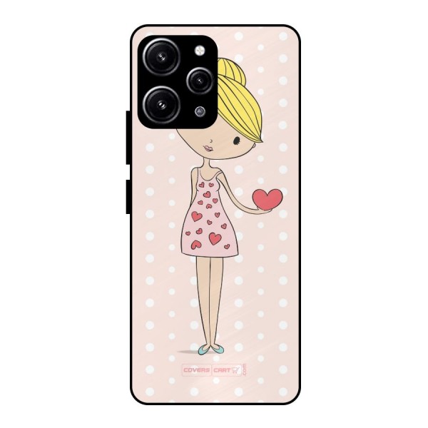 My Innocent Heart Glass Back Case for Redmi 12 4G