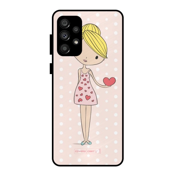My Innocent Heart Metal Back Case for Galaxy A73 5G
