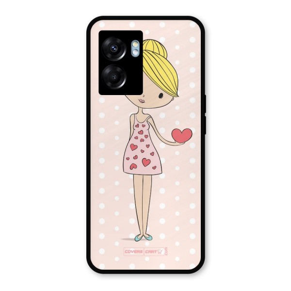 My Innocent Heart Metal Back Case for Realme Narzo 50 5G