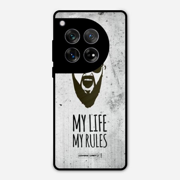 My Life My Rules Metal Back Case for OnePlus 12