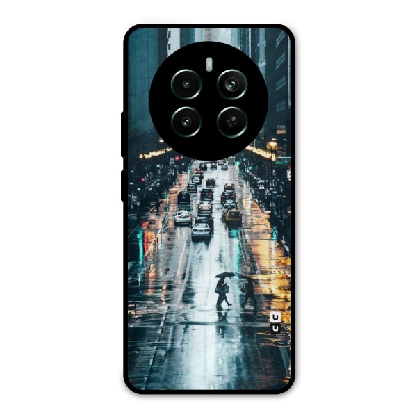 NY Streets Rainy Metal Back Case for Realme 12 Pro Plus