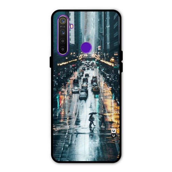 NY Streets Rainy Metal Back Case for Realme Narzo 10