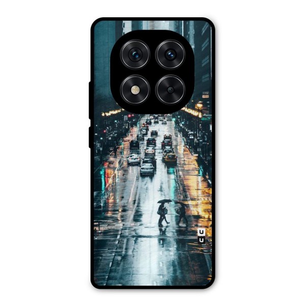 NY Streets Rainy Metal Back Case for Redmi Note 14 Pro 5G