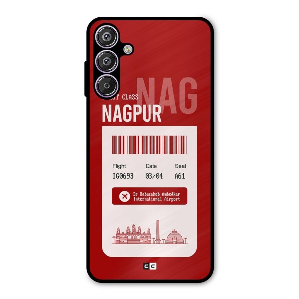 Nagpur Boarding Pass Metal Back Case for Galaxy F15
