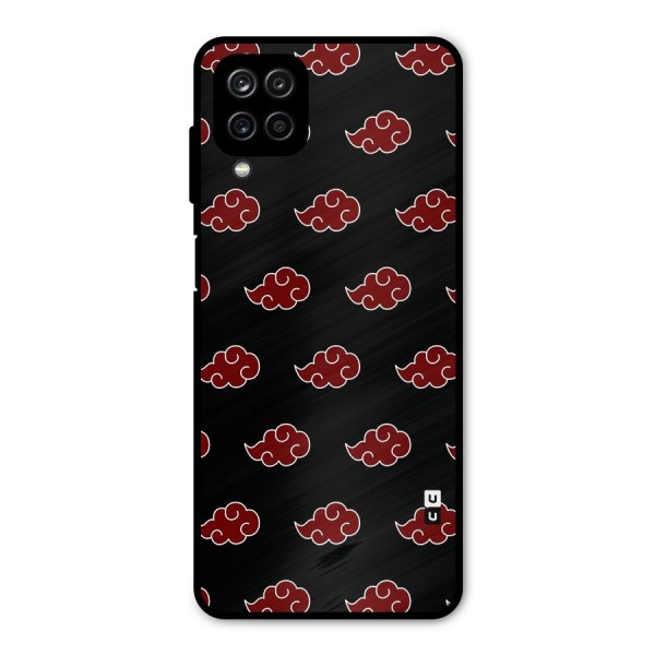 Naruto Akatsuki Pattern Metal Back Case for Galaxy A12