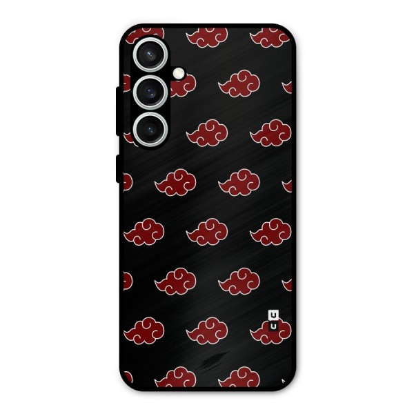 Naruto Akatsuki Pattern Metal Back Case for Galaxy S23 FE