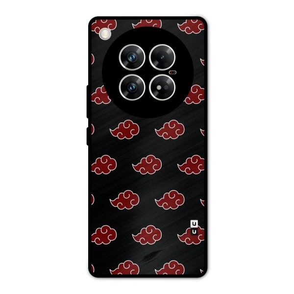 Naruto Akatsuki Pattern Metal Back Case for Infinix Zero 40 5G
