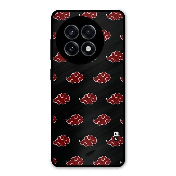 Naruto Akatsuki Pattern Metal Back Case for OnePlus 13R