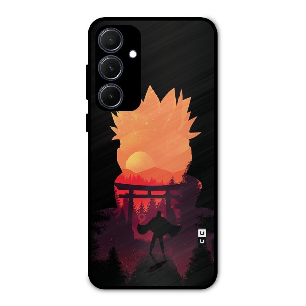 Naruto Anime Sunset Art Metal Back Case for Galaxy A35