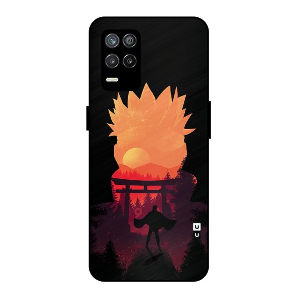 Naruto Anime Sunset Art Metal Back Case for Realme 9 5G