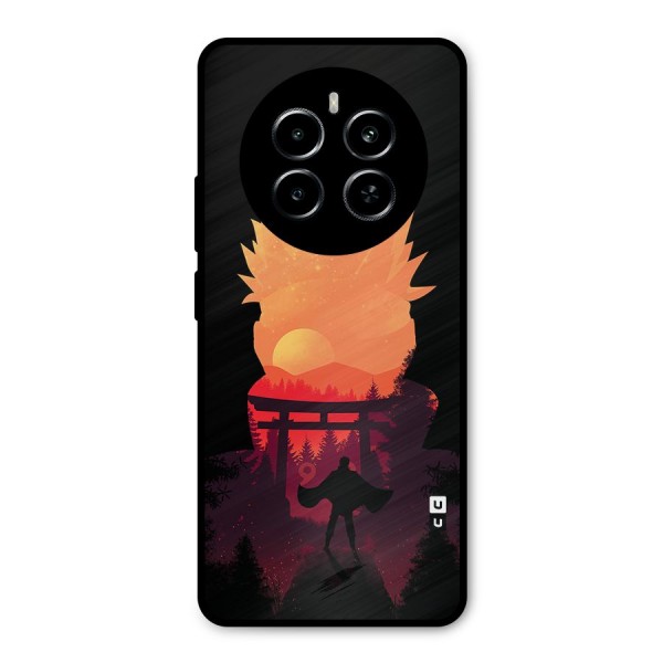 Naruto Anime Sunset Art Metal Back Case for Realme P1