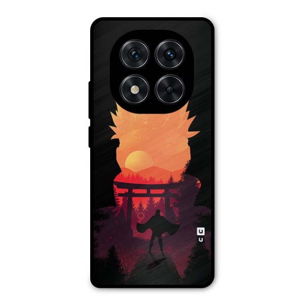 Naruto Anime Sunset Art Metal Back Case for Redmi Note 14 Pro 5G